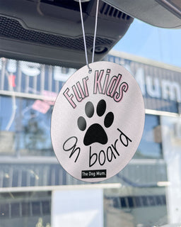 Fur kids on board Car Air Freshener