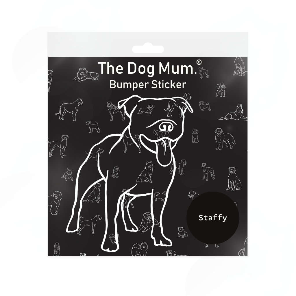 Staffy Bumper Sticker - Main Image
