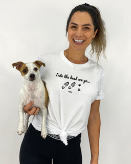 Into The Bush We Go: Unisex T-Shirt - The Dog Mum