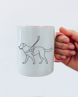 Assistance Dog Illustration: Mug - The Dog Mum