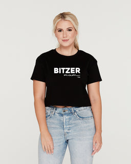 Bitzer Dog Mum: Crop T-Shirt - The Dog Mum