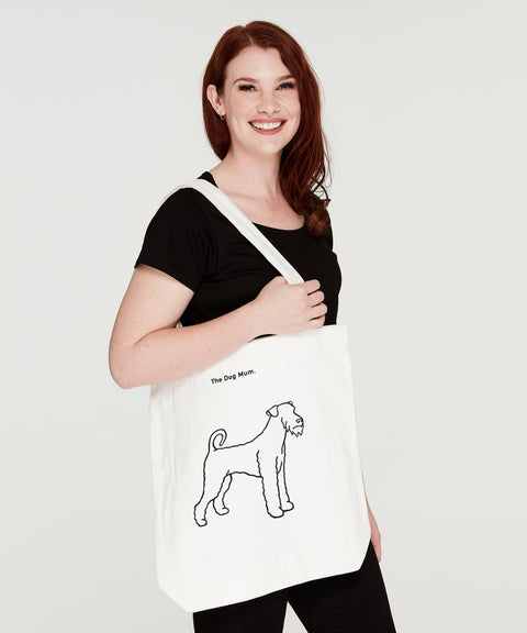 Airedale Terrier Luxe Tote Bag - The Dog Mum
