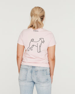 Airedale Terrier Mum Illustration: Classic T-Shirt - The Dog Mum