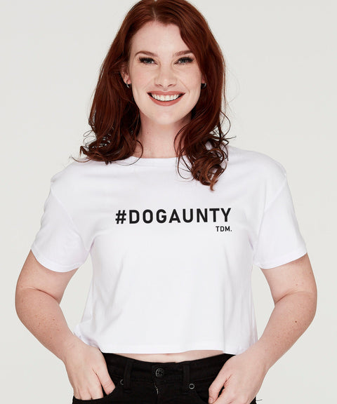 #Dogaunty Crop T-Shirt - The Dog Mum