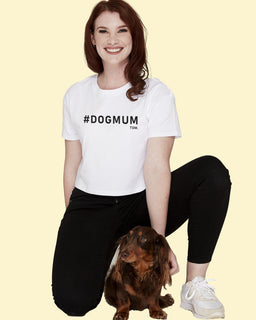 #Dogmum Crop T-Shirt - The Dog Mum