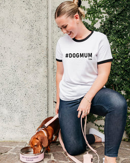 #Dogmum Ringer T-Shirt - The Dog Mum