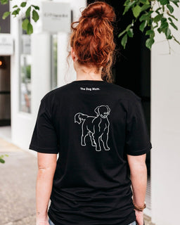 Golden Retriever Mum Illustration: Unisex T-Shirt - The Dog Mum
