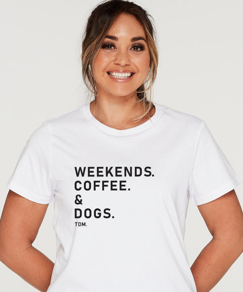 Weekends. [Fave Thing]. & Dogs. Classic T-Shirt - The Dog Mum