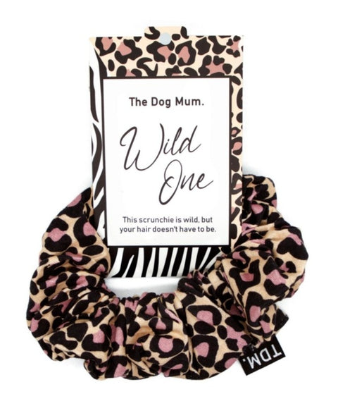 Wild One Scrunchie: Leopard - The Dog Mum