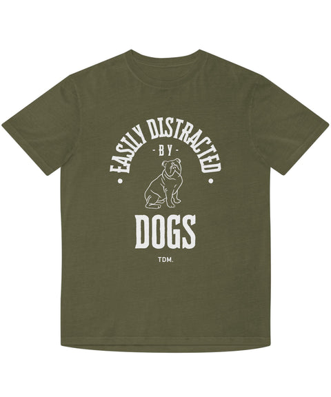 NEW Easily Distracted by Dogs Unisex Tee.