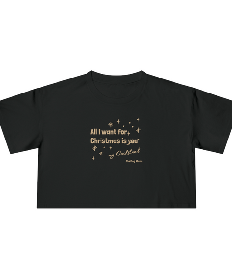 All I Want for Christmas Crop T-shirt