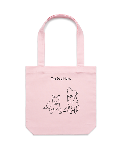 Choose Your Double Breed Illustration: Luxe Tote Bag