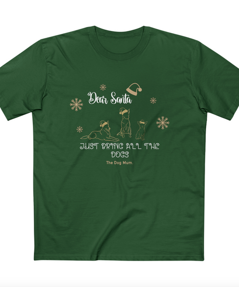 Dear Santa... Breed Illustration Unisex T-Shirt [Choose Your Breed up to 3]