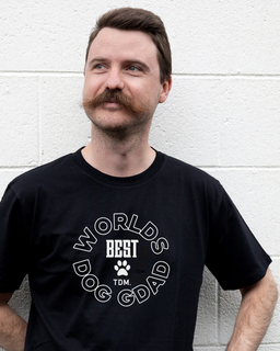 NEW World's Best Dog Gdad: Men's T-Shirt