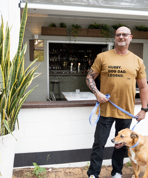NEW Hubby. Dog Dad. Legend. : Men's T-Shirt