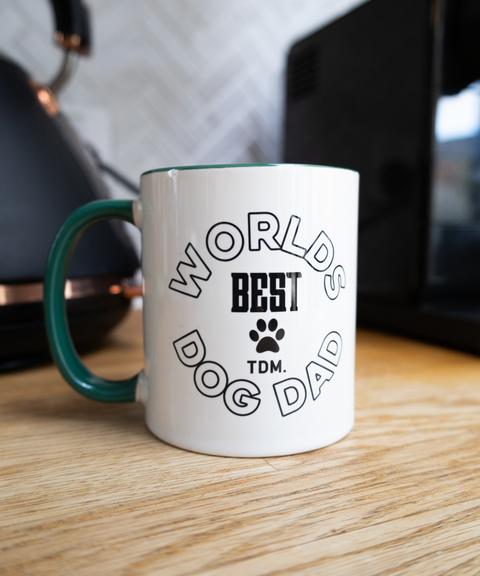 NEW Worlds Best Dog Dad Mug