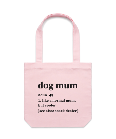 Dog Mum Definition Luxe Tote Bag