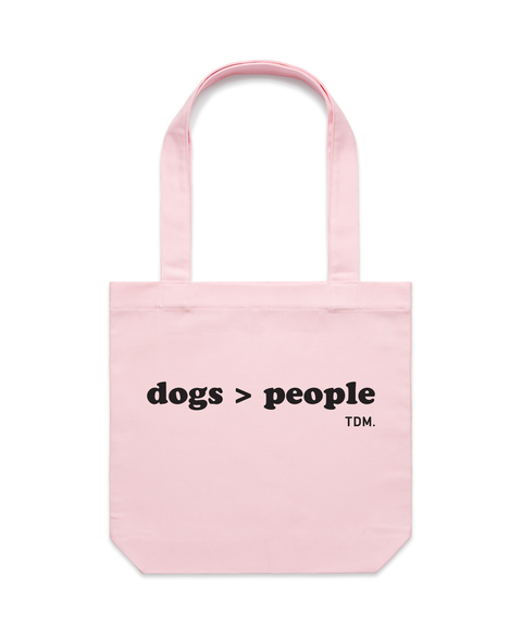Dogs Over People Luxe Tote Bag