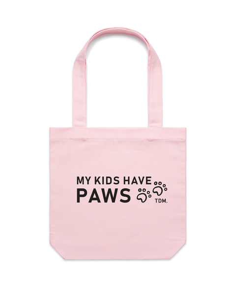 My Kids Have Paws Luxe Tote Bag