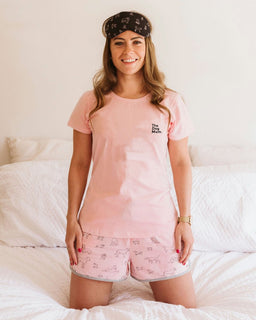 The Dog Mum: Pink Summer PJ Tee