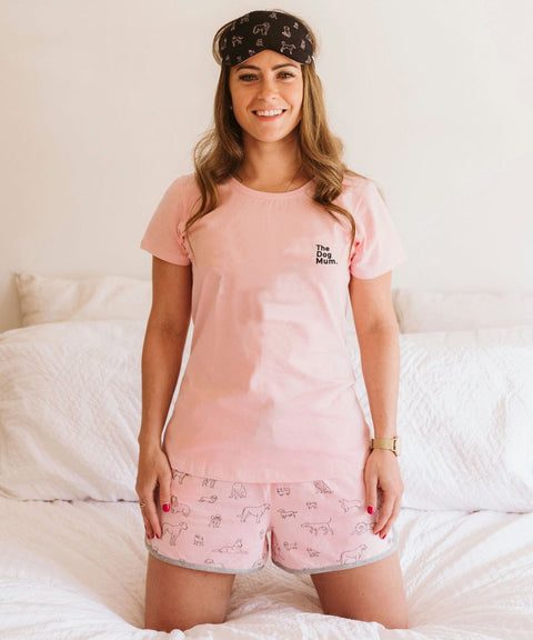 The Dog Mum: Pink Summer PJ Tee