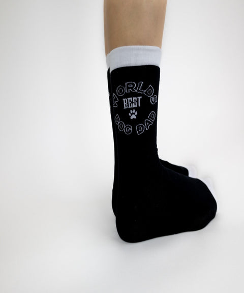 NEW Worlds best Dog Dad Socks