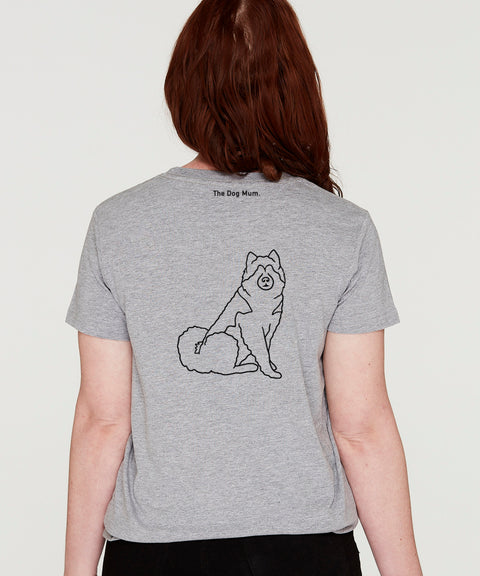 Alaskan Malamute Mum Illustration: Classic T-Shirt - The Dog Mum