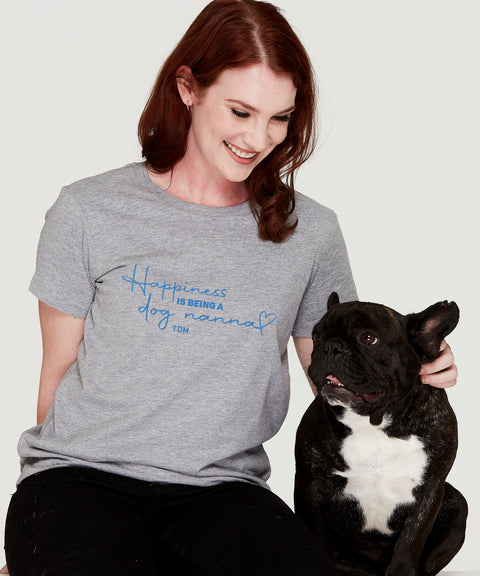 Happiness Is Being A Dog Grandma/Nanna: Classic T-Shirt - The Dog Mum