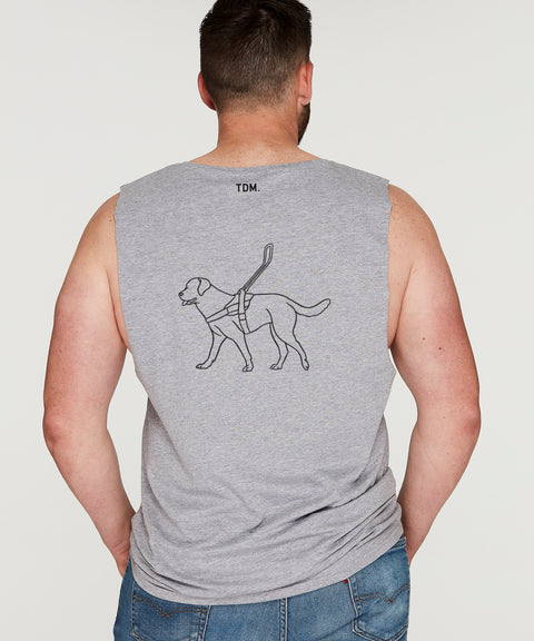 Assistance Dog Illustration: Men's Tank - The Dog Mum