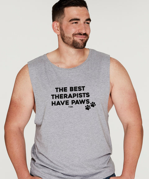 Assistance Dog Illustration: Men's Tank - The Dog Mum