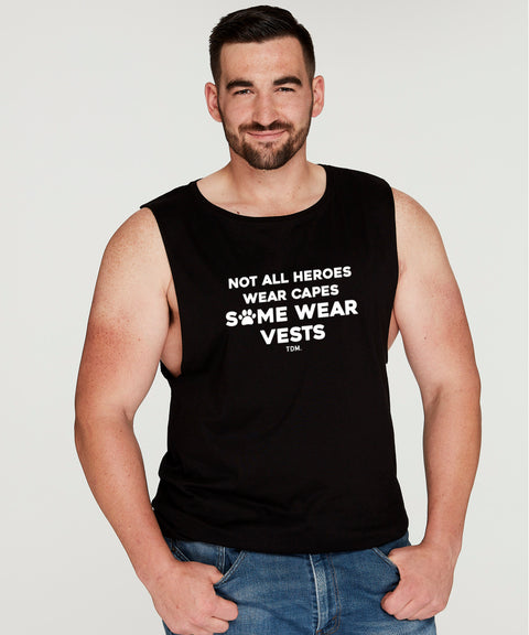 Not All Heroes Wear Capes: Men's Tank - The Dog Mum