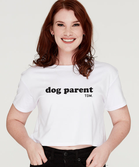 Dog Parent: Crop T-Shirt - The Dog Mum