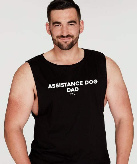 Assistance Dog Illustration: Men's Tank - The Dog Mum