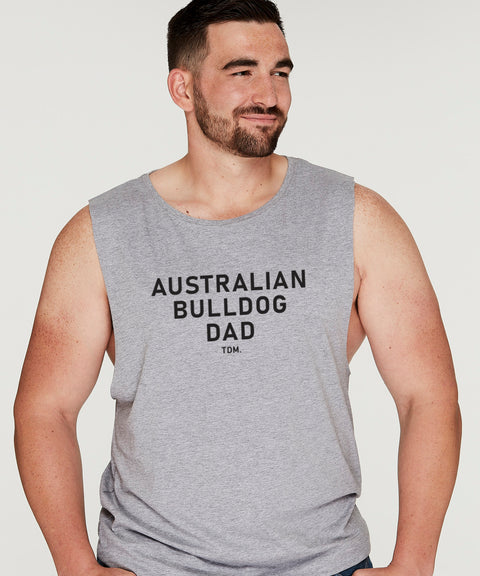 Australian Bulldog Dad Illustration: Tank - The Dog Mum