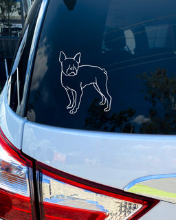Boston Terrier Bumper Sticker - The Dog Mum