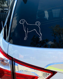 Boxer Bumper Sticker - The Dog Mum