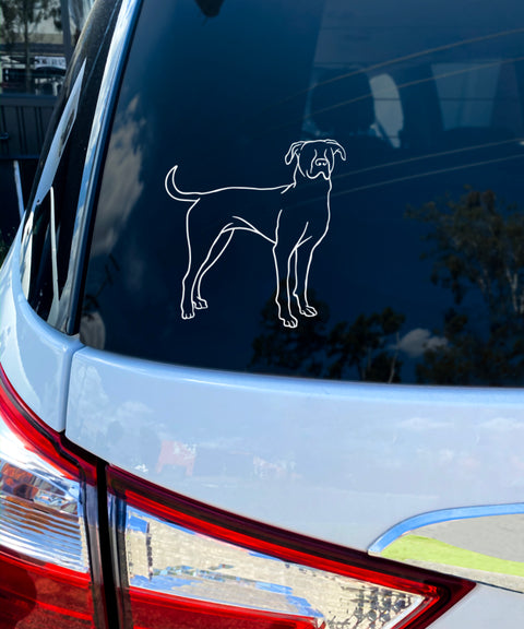 Bull Arab Bumper Sticker - The Dog Mum