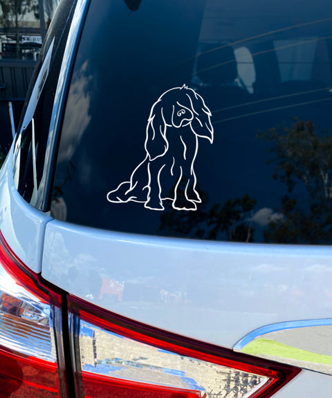 Cavalier King Charles Bumper Sticker - The Dog Mum