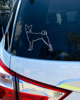 Basenji Bumper Sticker - The Dog Mum