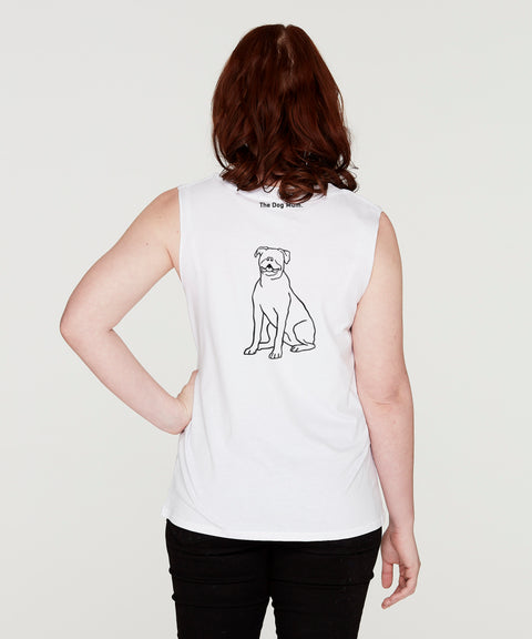 American Bulldog Mum Illustration: Tank - The Dog Mum