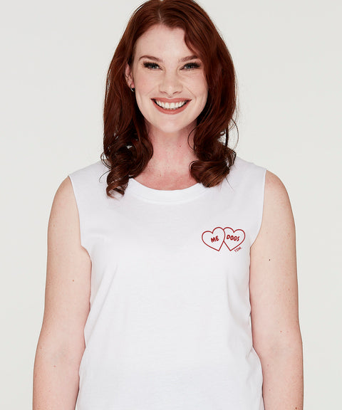 I Heart Dogs Ladies Tank - The Dog Mum