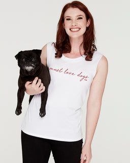 Must Love Dogs Tank - The Dog Mum