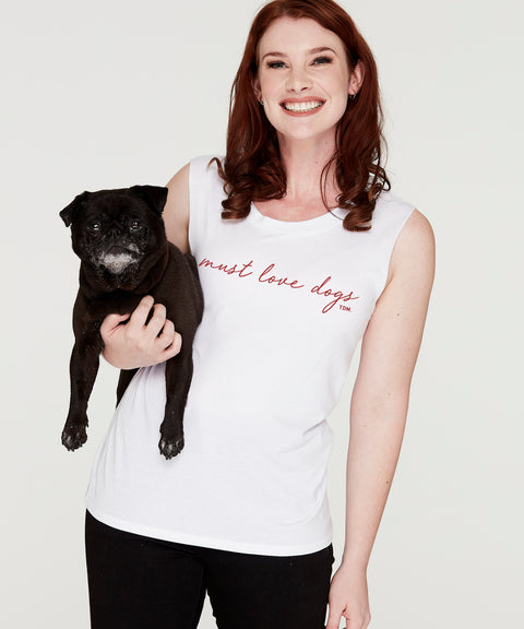 Must Love Dogs Tank - The Dog Mum