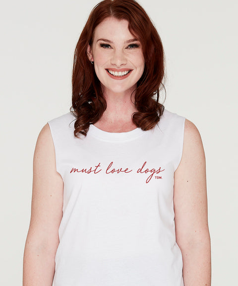 Must Love Dogs Tank - The Dog Mum