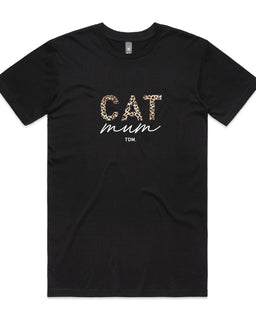 Cat Mum: Leopard Unisex T-Shirt - The Dog Mum