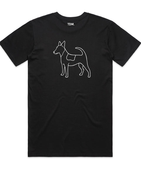 Fox Terrier (Smooth) Mum Illustration: Unisex T-Shirt - The Dog Mum