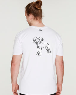 Chinese Crested Dad Illustration: T-Shirt - The Dog Mum