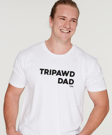 Tripawd Dog Illustration: Men's T-Shirt - The Dog Mum