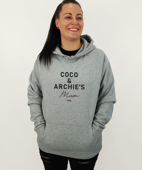 [Dog Name & Dog Name]'s Dog Mum Unisex Hoodie - The Dog Mum