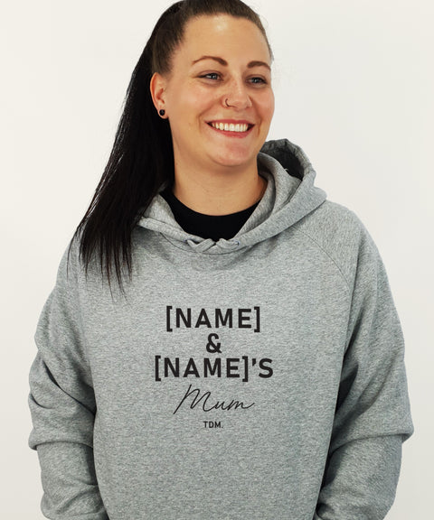 [Dog Name & Dog Name]'s Dog Mum Unisex Hoodie - The Dog Mum